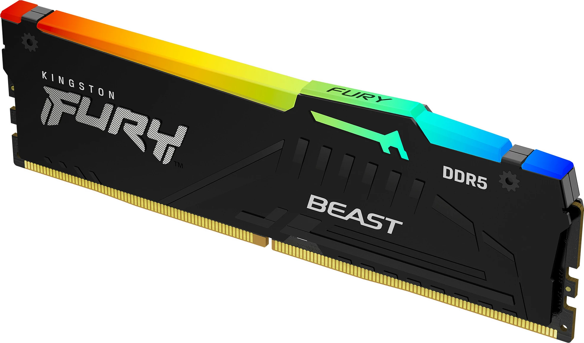 RAM Memorje Kingston FURY Beast RGB EXPO 16GB DDR5 6400MT/s CL32 e zezë