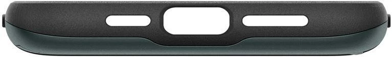 Mbështjellës Spigen Slim Armor CS për iPhone 15 Pro, e gjelbër e errët
