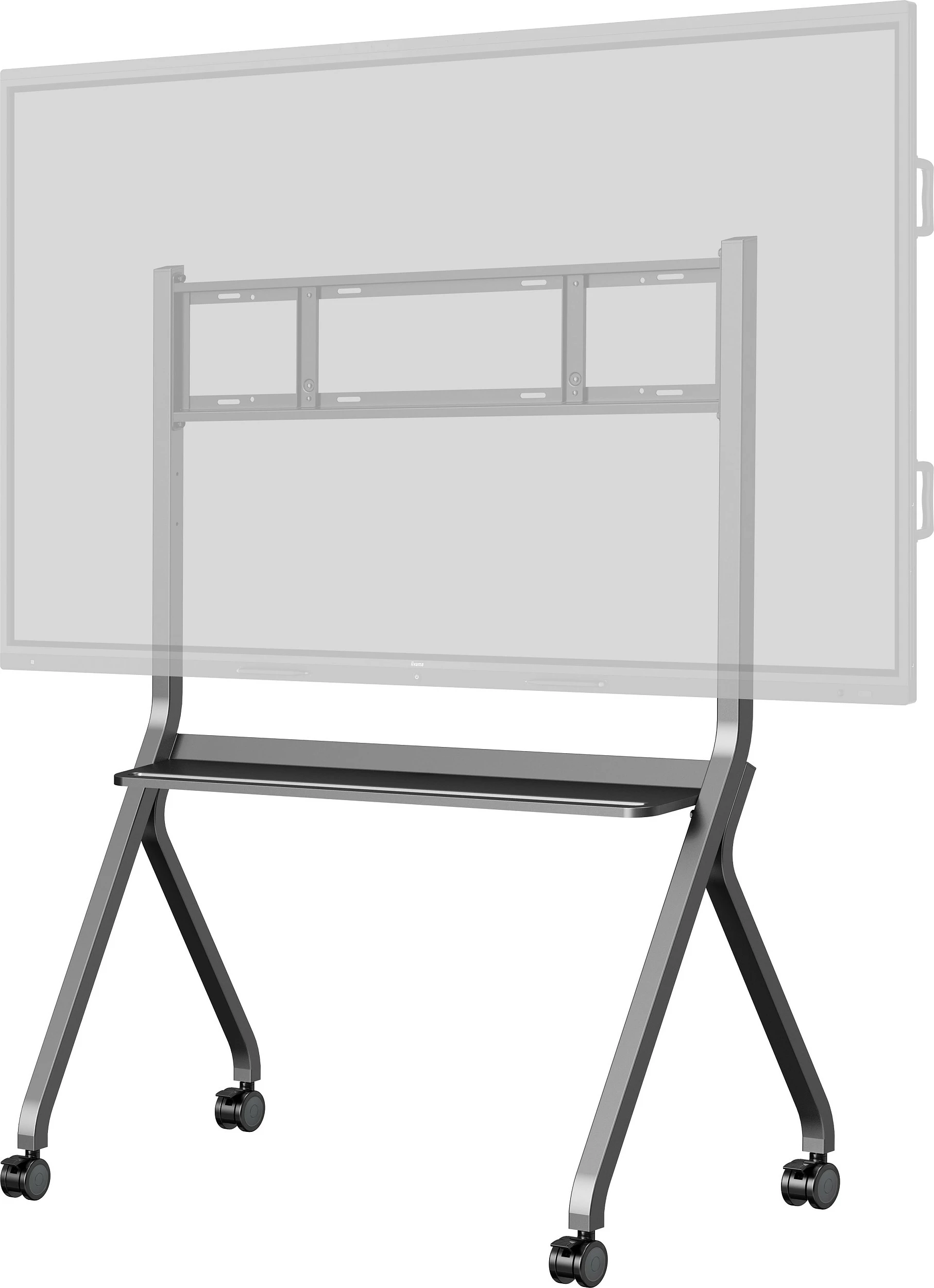 Stativ mobil për ekran iiyama MD-CART02-S1, 55"-86", VESA 800x600, 100 kg, gri