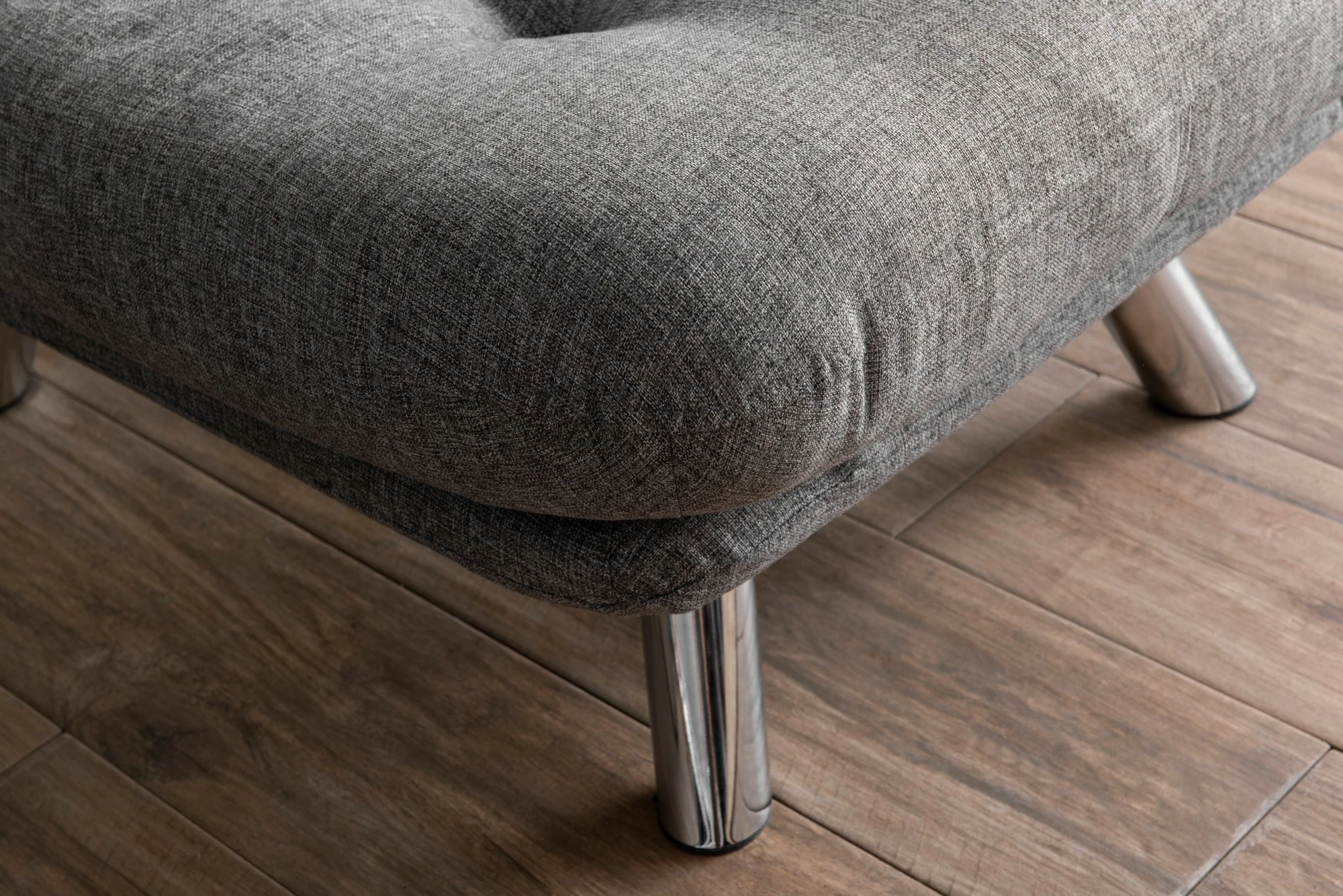 Krevat-karrige një vendësh Atelier del Sofa, Misa Small Solo, gri e çelët