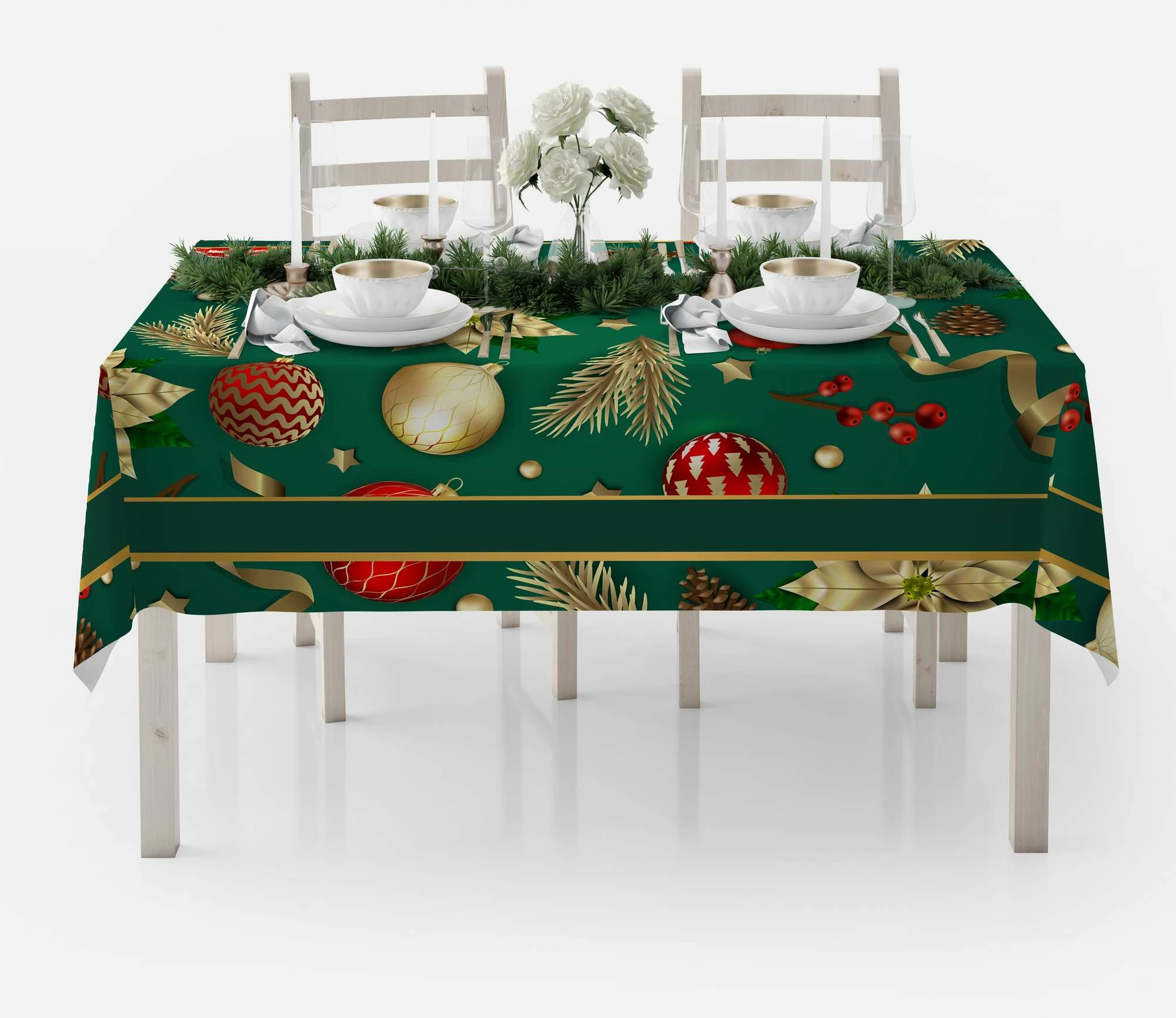 Mbulesë tavoline Hermia Concept, shumëngjyrëshe, HM-Tblnwy26-16, 140x300cm