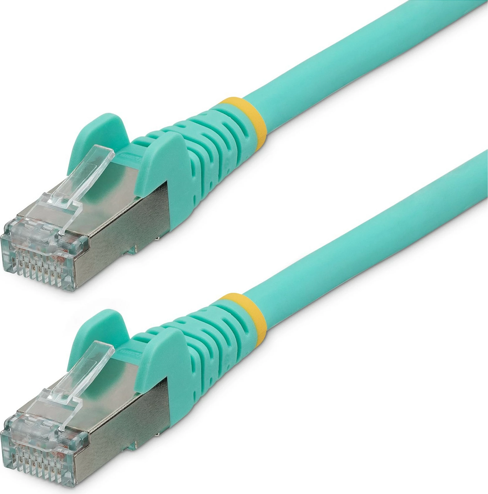 Kabllo Ethernet StarTech Cat6a 3m, 10GbE, S/FTP, LSZH, PoE++ 100W, Aqua