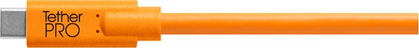 Kabllo Tether Tools USB-A në Micro-USB B, USB 3.2 Gen 1, 4.6 m, 5 Gbit/s, 3 A, portokalli