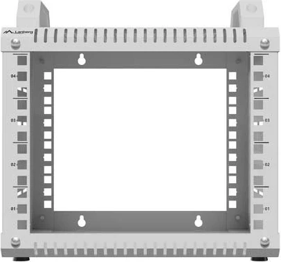 Rack i hapur LANBERG 10" 4U 280x300, ngjyrë hiri