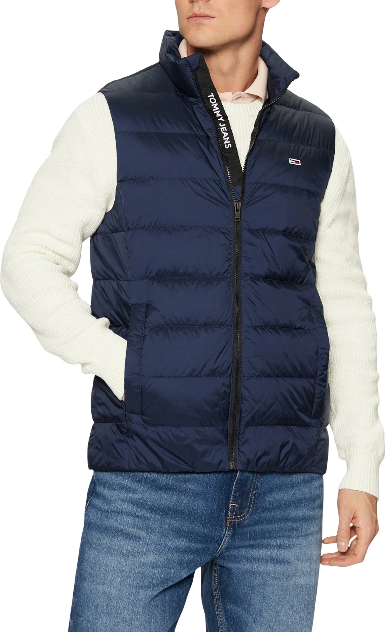 Jelek për meshkuj Tommy Hilfiger Jeans TJM LT DOWN EXT DM0DM20663, i kaltër