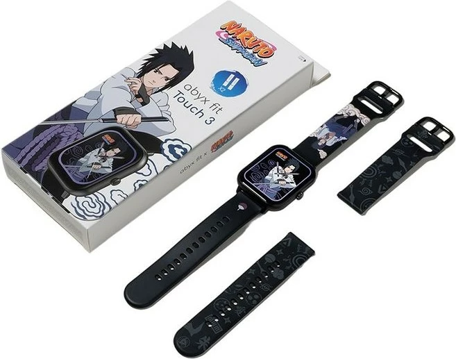 Smartwatch abyx Fit Touch 3 Sasuke Uchiwa, 1.83", IP67, Bluetooth 5.1, zi
