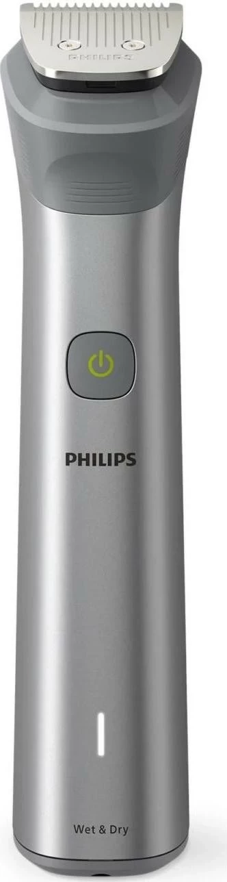 Trimer Philips Multigroom 5000 MG5920/15, 10 në 1, ngjyrë argjendi