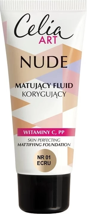 Fondatinë Celia Art Nude Mattifying Correcting Fluid 01 Ecru 30ml