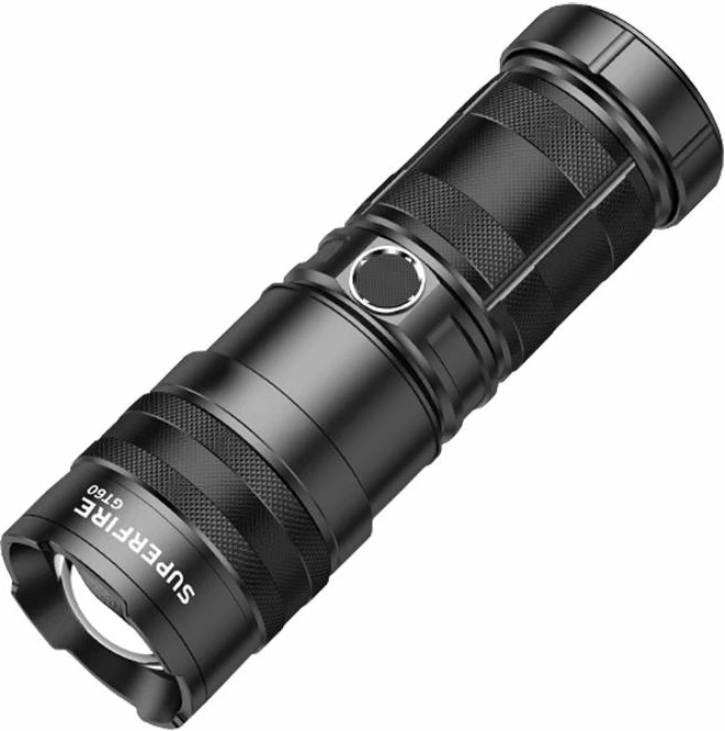 Elektrik dore Superfire GT60, 2600lm, 6000mAh, i zi