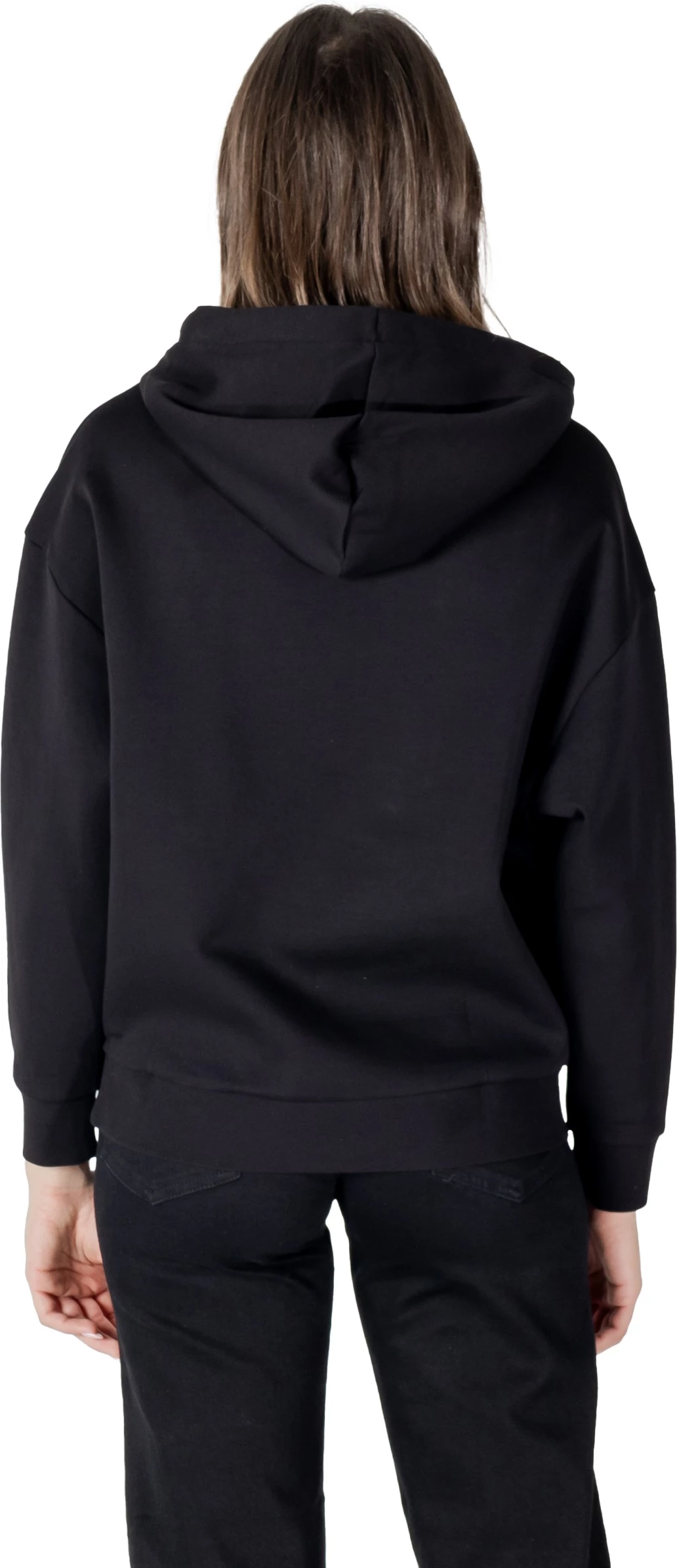 Duks me zip Armani Exchange XW000823 AF10818 për femra, i zi [Madhësia: L]