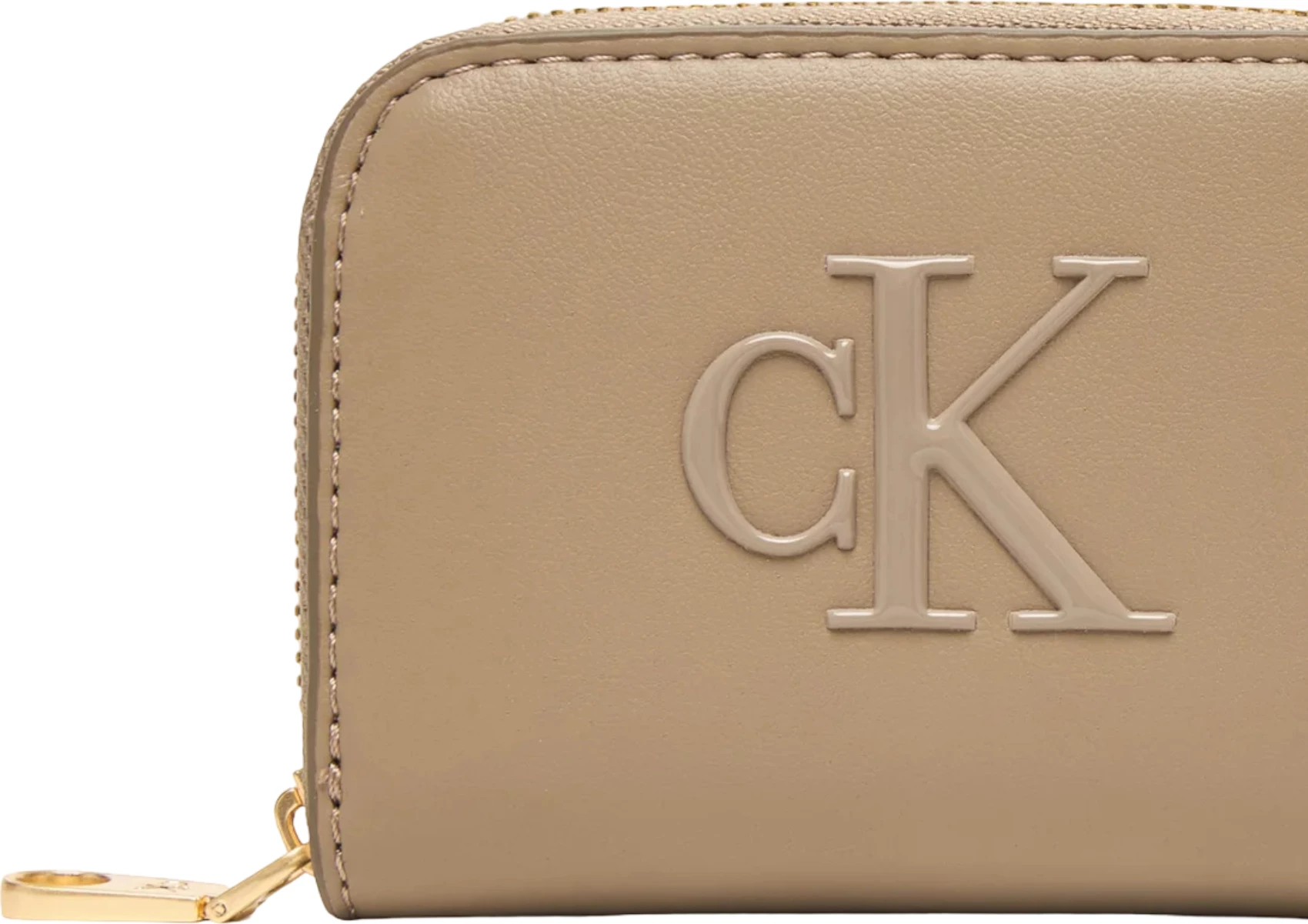 Portofol Calvin Klein LV04F1154G për femra, bezhë