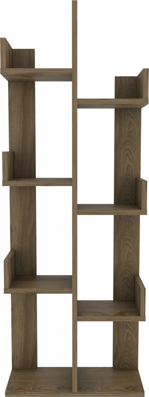Raft librash Skye Decor, ngjyrë lisi Oud Oak, Luisa