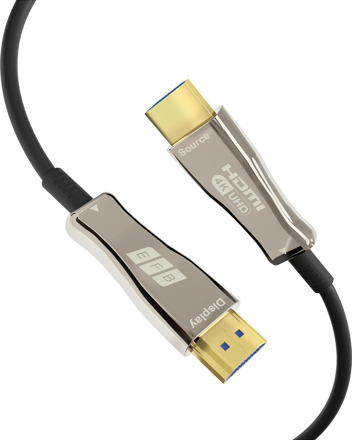 Kabllo HDMI EFB Elektronik HDMI-20-00010, 50m, HDMI 2.0, 4K@60Hz, HDR/ARC, Ethernet, e zezë