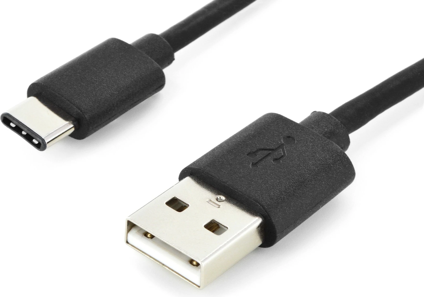 Kabllo USB Digitus Type-C në USB A, 1m, USB 2.0, e zezë
