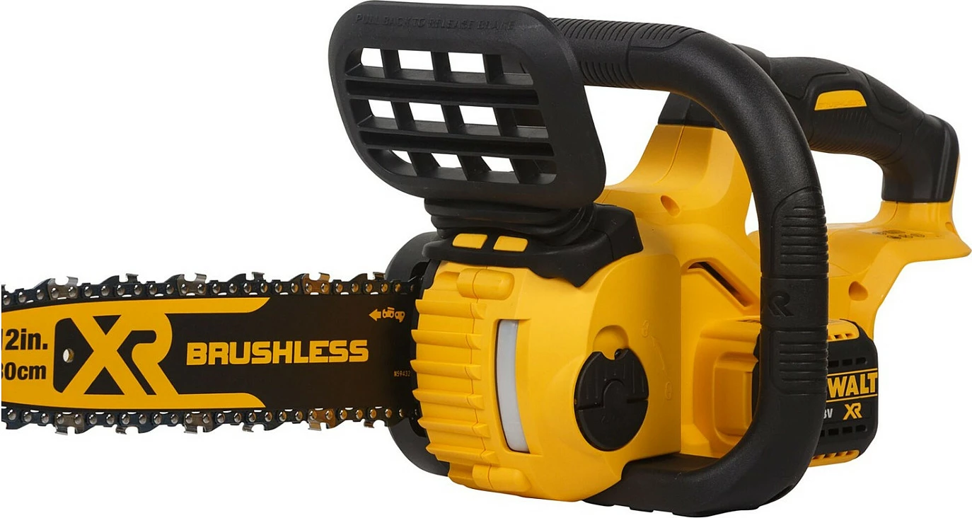 Sharrë elektrike DeWALT DCM565N-XJ, 30 cm, bateri 5 Ah, zi-verdhë