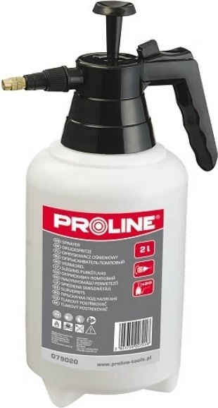 Spërkatëse dore me presion PROLINE 079020 2.0L bardhë/zi