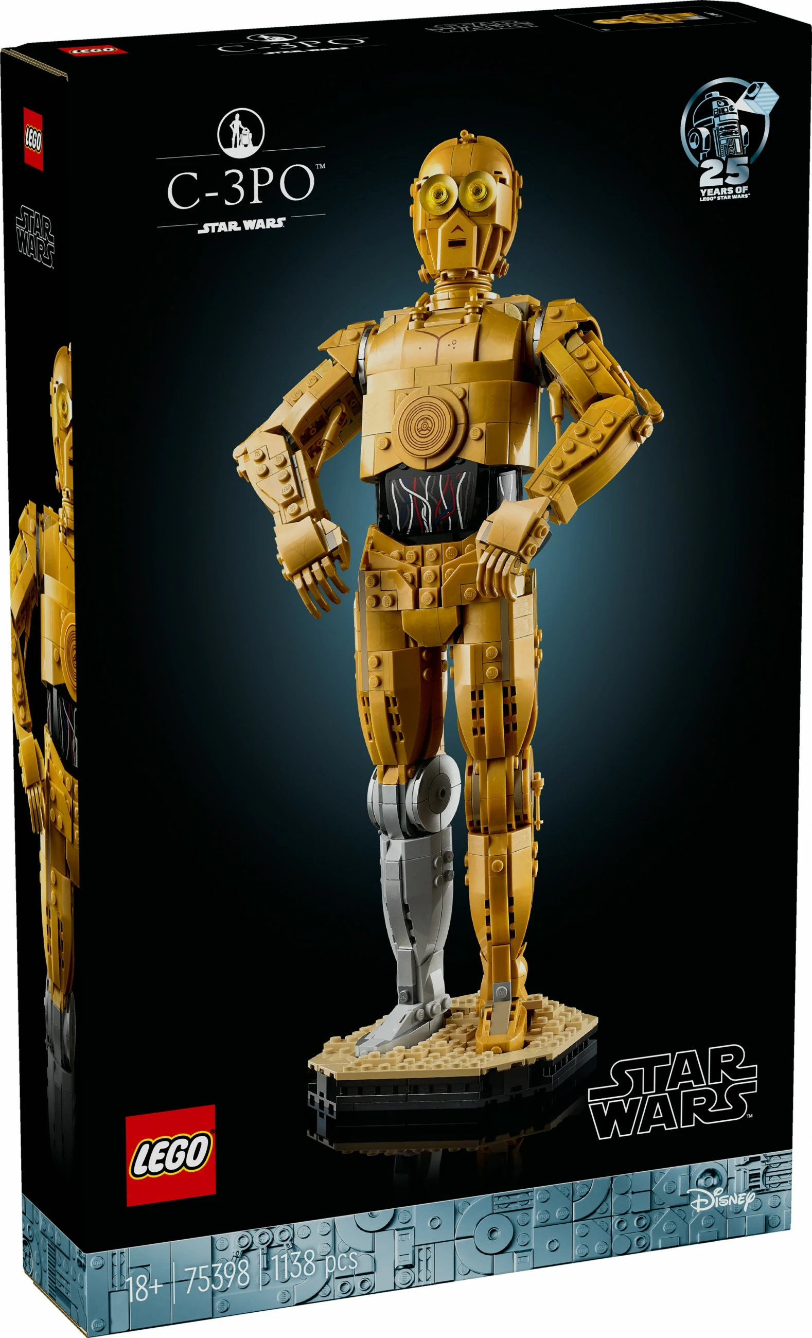 Set ndërtimi LEGO Star Wars C-3PO 75398, 1138 pjesë, multikolor