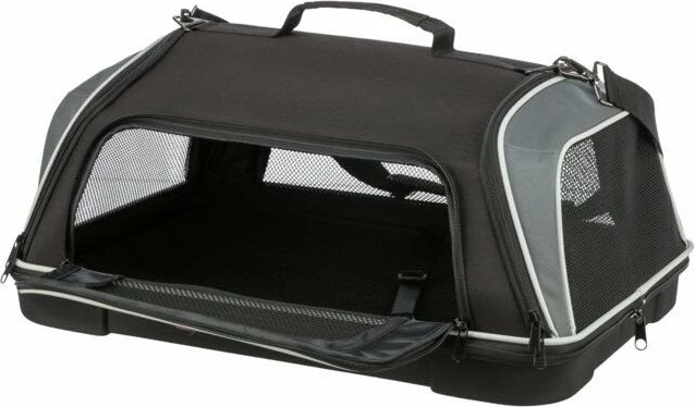 Çantë transporti për kafshë Trixie 28907, airline/IATA, deri 7 kg, 55x40x23 cm, EVA/poliester, e zezë