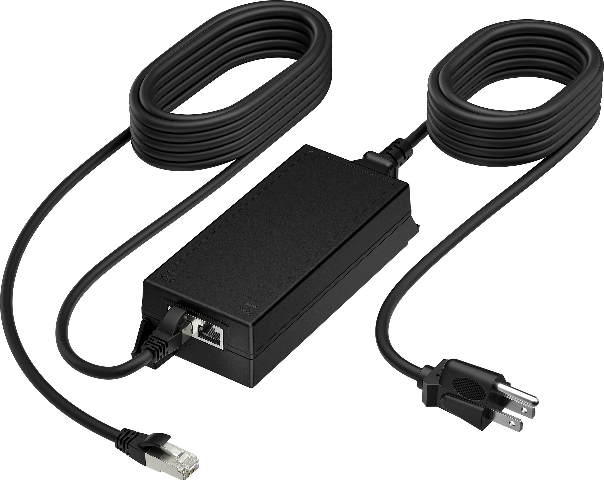 Adapter PoE++ HP Poly 65W 2.5G, me kabllo CAT6A 3.66m, i zi