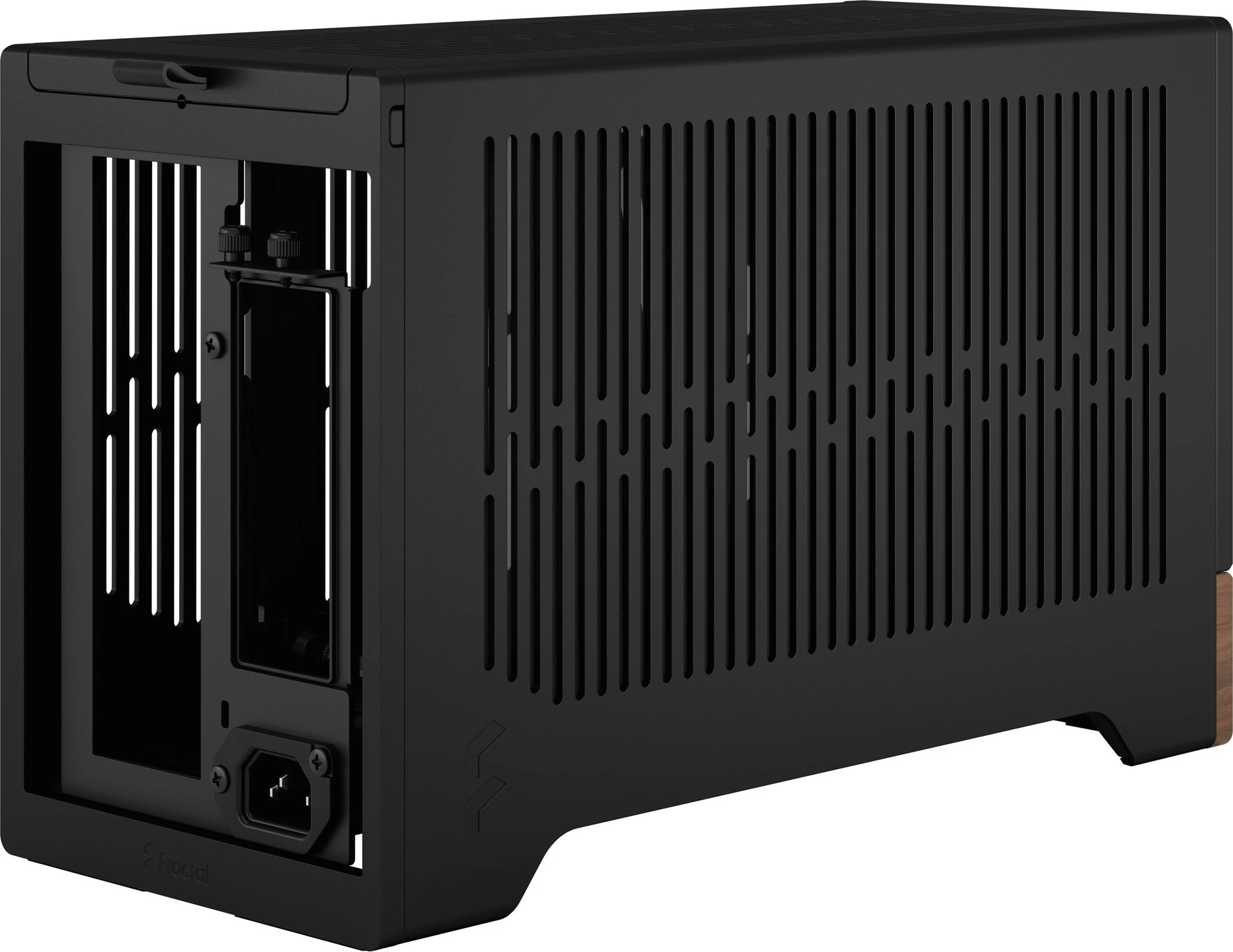 Kasë Fractal Design Terra, Mini-ITX, Alumini, Walnut, Graphite