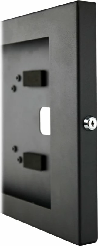 Mbajtës tavoline për tabletë Hannspree, 13.3", metal, me kyç, i zi