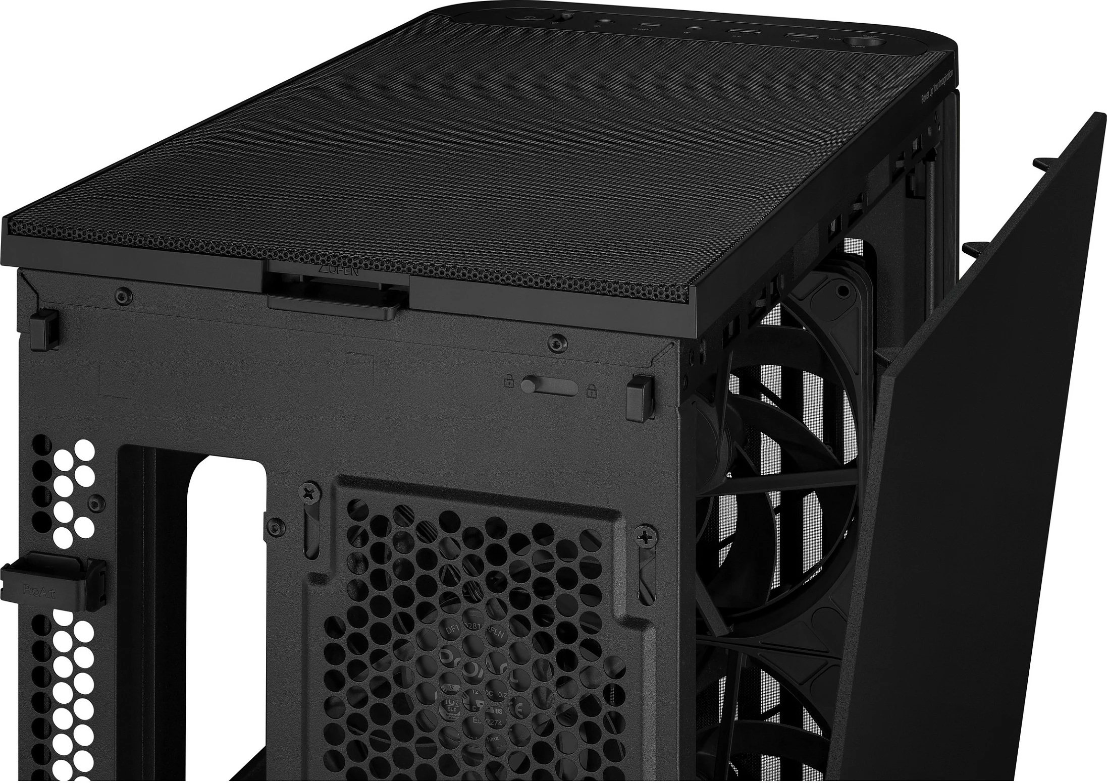 Kasë ASUS ProArt PA401, Tower ATX, PWM, e zezë