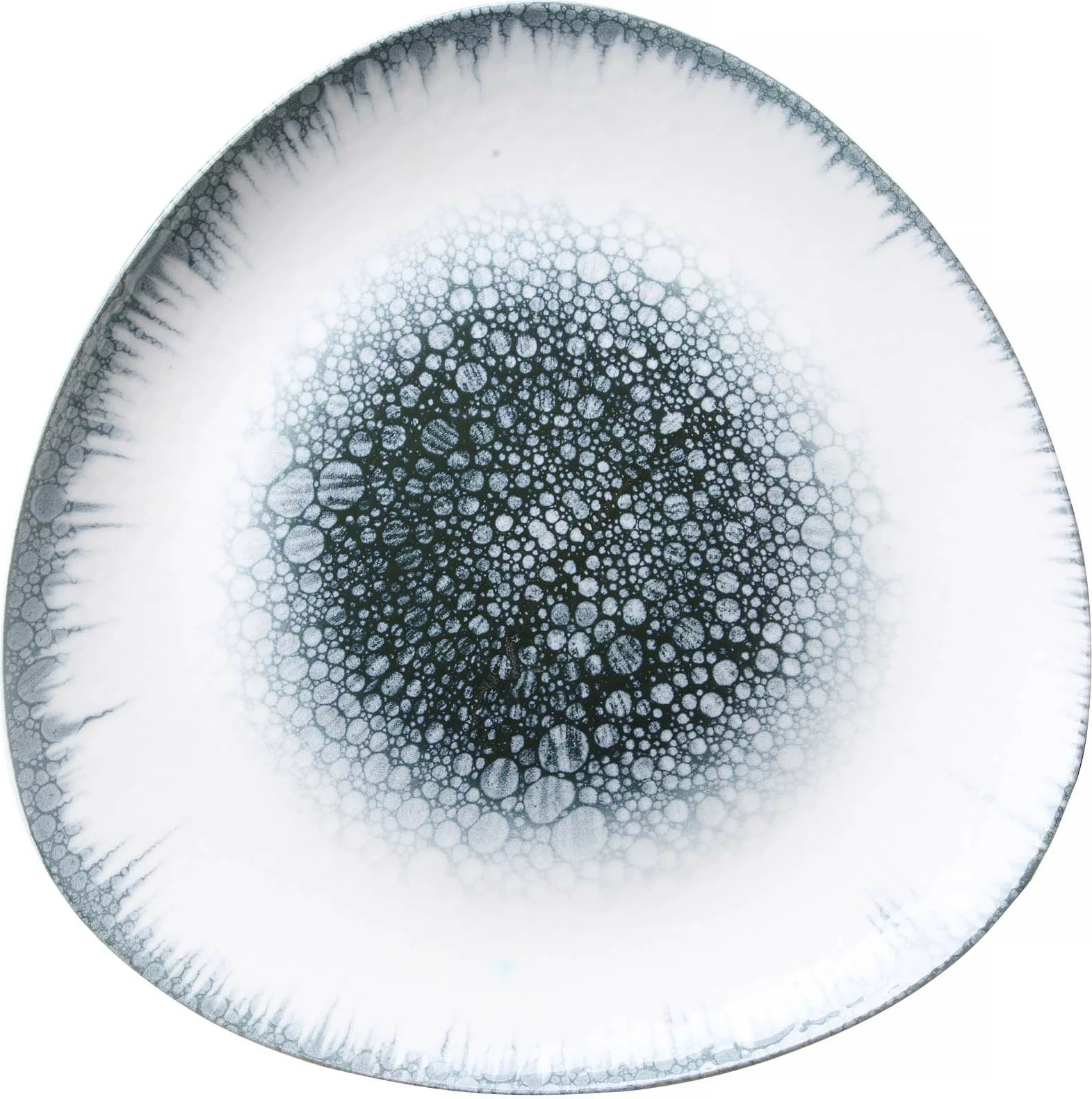 Pjatë prezantimi trekëndore Fine Dine Infinity 260 mm, gri, set 6 copë