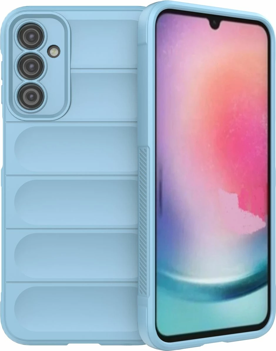 Mbështjellës Hurtel Magic Shield Case për Samsung Galaxy A24 4G, TPU, kaltër e çelët