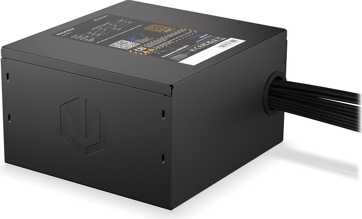 Furnizues energjie ATX, Endorfy Vero L6 EY7A014, 750W 80 Plus Bronze, ATX 3.1, PCIe 5.1 12V-2x6, jo modular, e zezë
