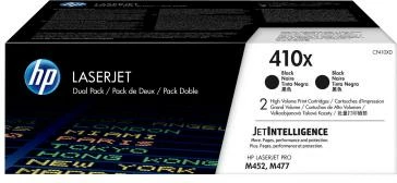 Toner HP 410X CF410XD rendiment i lartë, e zezë, set 2 copë