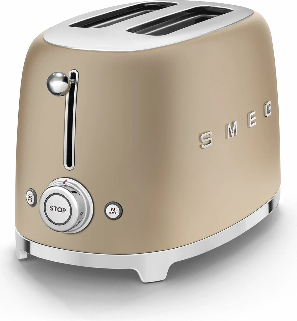 Thekëse buke SMEG TSF01CHMEU, bezhë