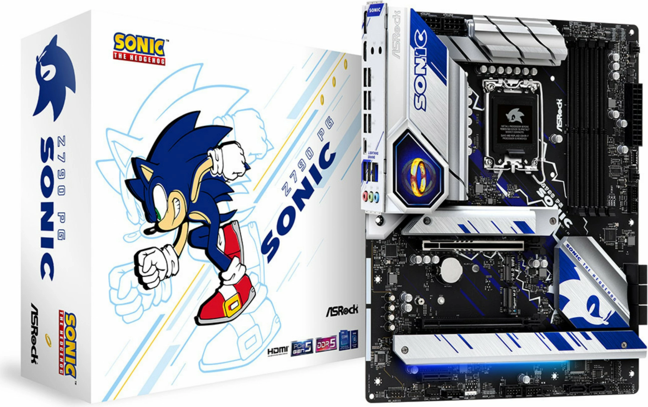 Pllakë amë ASRock Z790 PG Sonic, Intel, dizajn Sonic, ATX