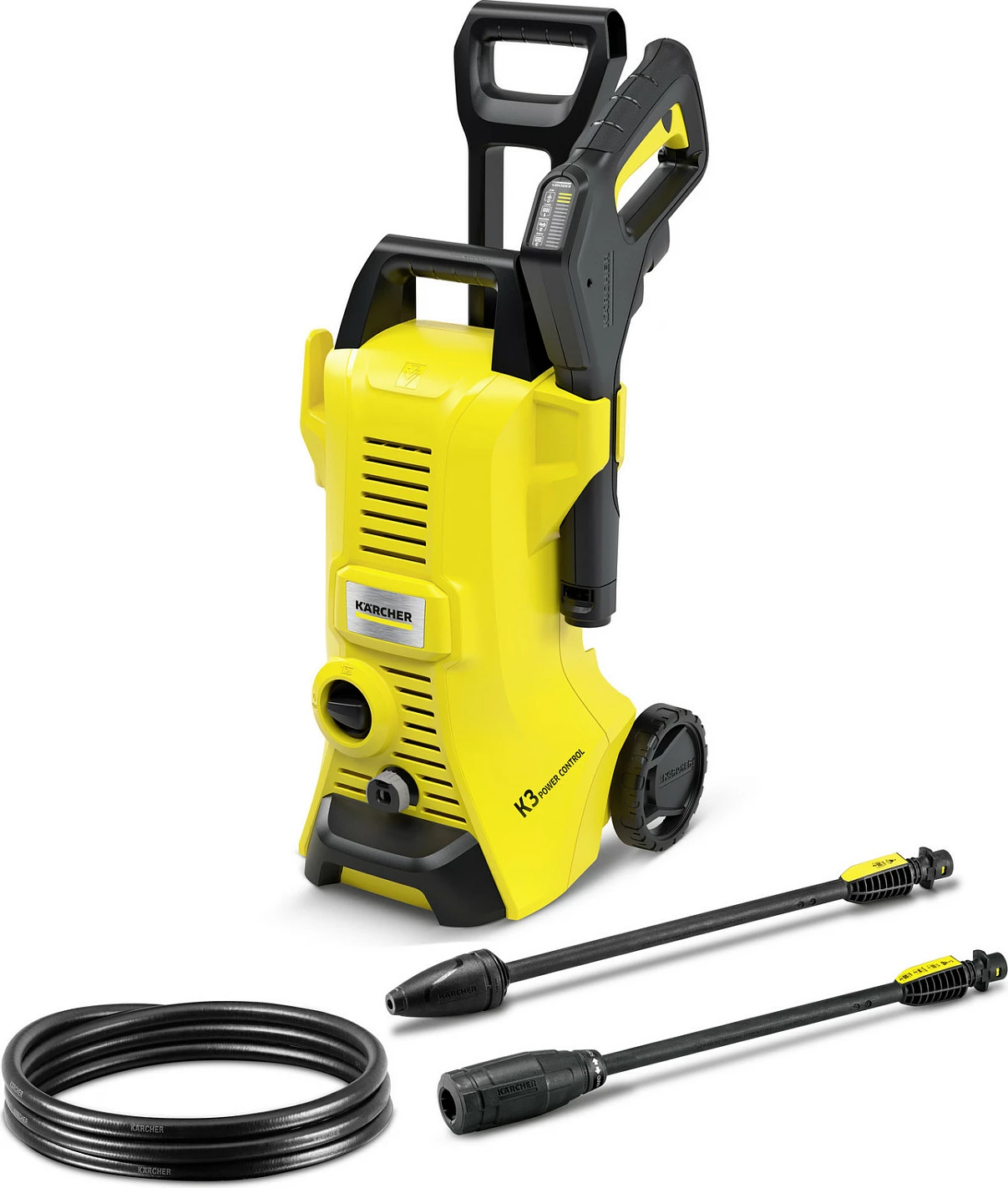 Larëse me presion Kärcher K 3 Power Control, 120 bar, 380 l/h, zorrë 7 m, e verdhë/zezë