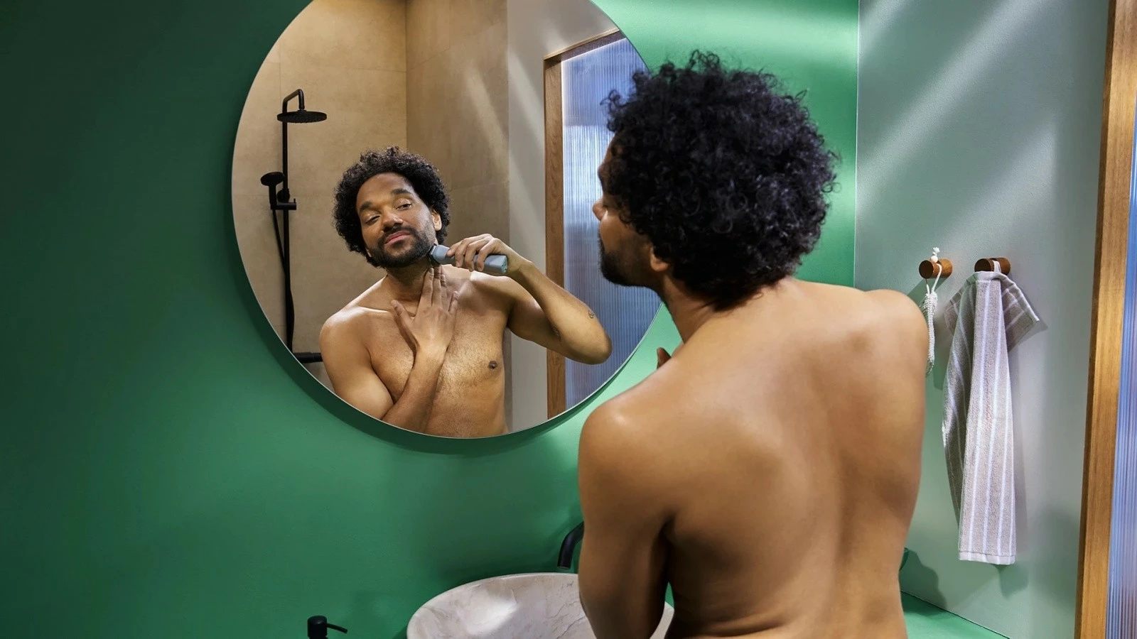 Trymer multifunksional Philips MG5921/15 5000 10‑në‑1, 120 min, Wet & Dry, tehe vetë-mprehëse, gri