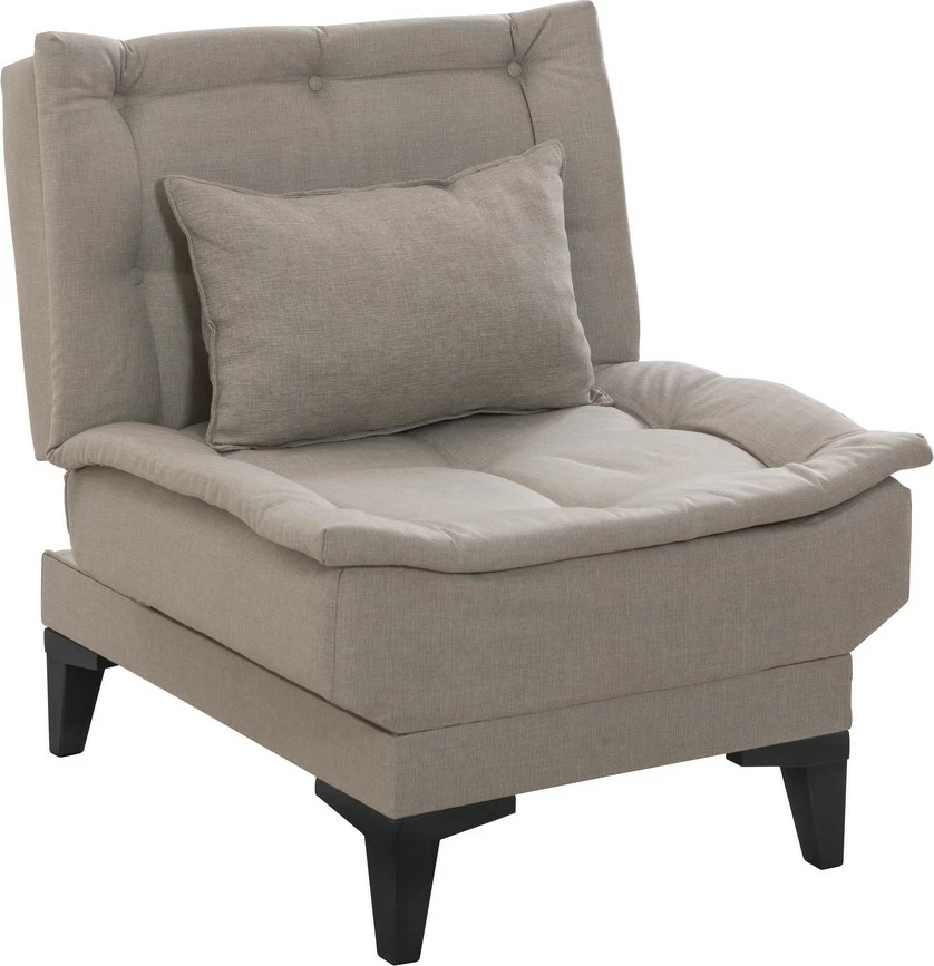 Set divan-krevat me karrige, Atelier del Sofa, Santo-S-1070, krem