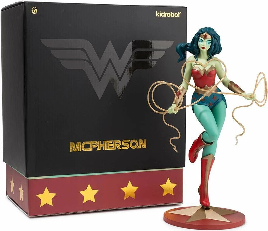 Figurinë koleksionuese Kidrobot Wonder Woman Tara McPherson Medium 28 cm, edicion i limitum 300 copë