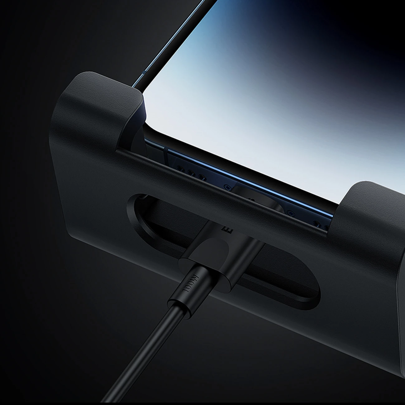 Mbajtës telefoni/tableti Baseus JoyRide Pro për mbështetëse koke, i zi