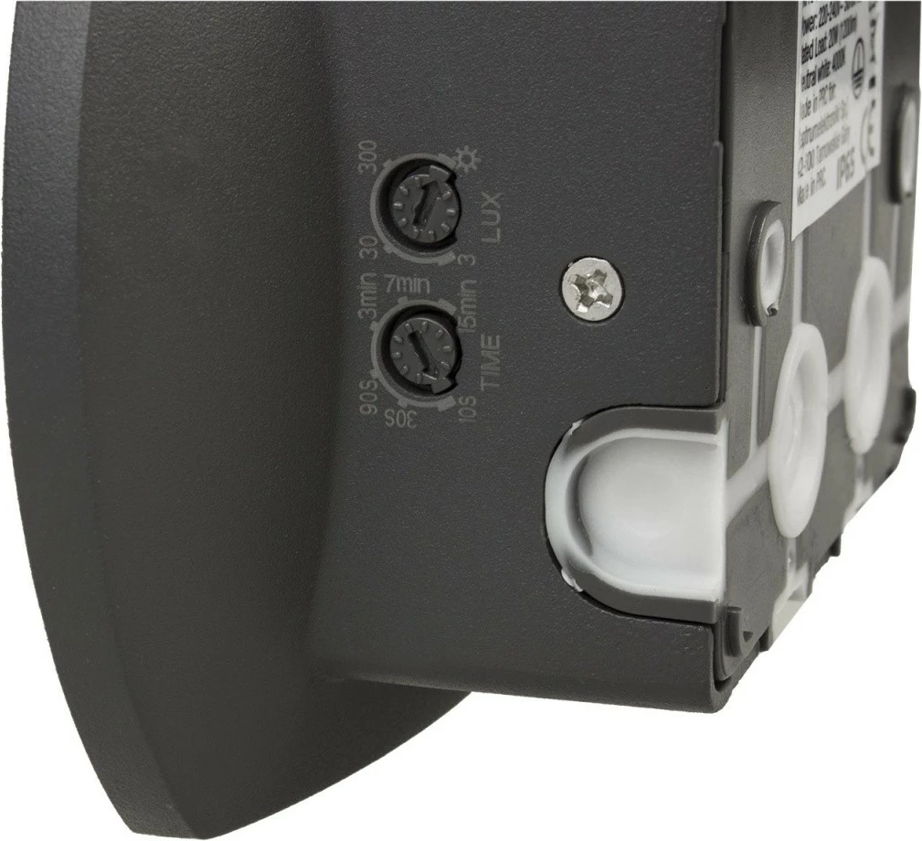 Aplikë muri LED, Maclean MCE366, 20W 1600lm IP65 4000K, gri