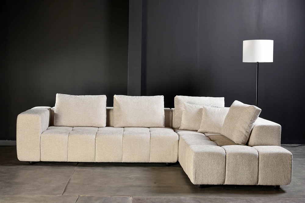 Këndollëse TOMOS, kënd i djathtë, bezhë LEGASY 15, 298x200x85 cm