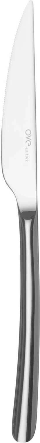 Thikë tavoline OVE Amarone 238 mm, çelik inox 18/10, argjendtë, set 12 copë