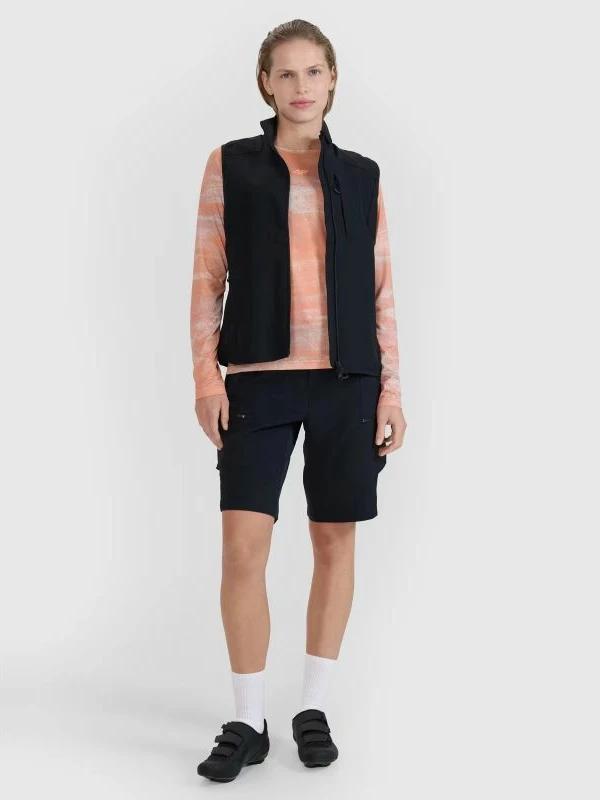 Fanellë me mëngë të gjata për femra 4f, për biçikletë