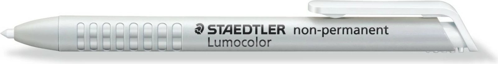Marker STAEDTLER Lumocolor 768, bullet tip, 3mm, i bardhë