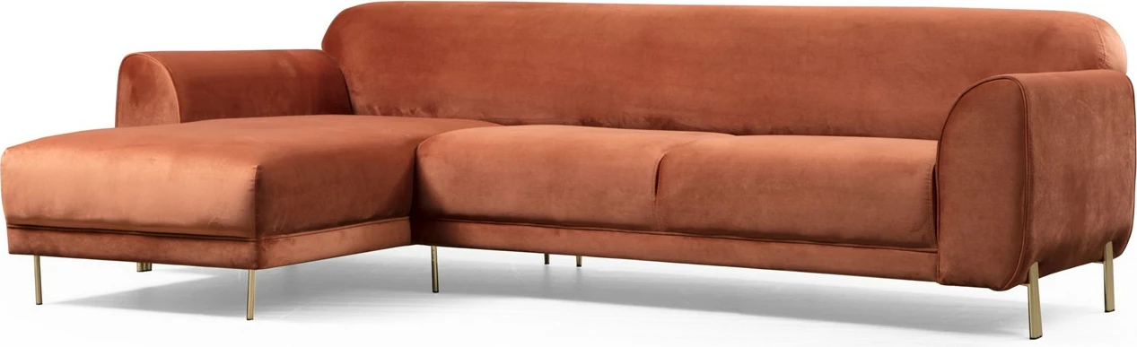 Kënd-sofë krevate Atelier del Sofa, këndi majtas, ngjyrë kanelle (Chl-3R)