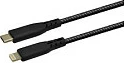 Kabl TerraTec CHARGE CL2, USB-C në Lightning, 2 m, i zi