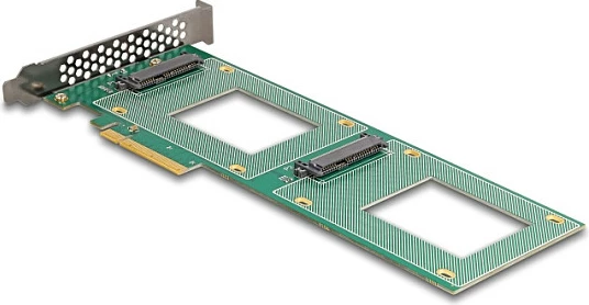 Kartelë PCIe DeLOCK PCI Express 4.0 x8 në 2x U.2 NVMe SFF-8639, internal