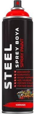 Steel Spray Paint – Red 