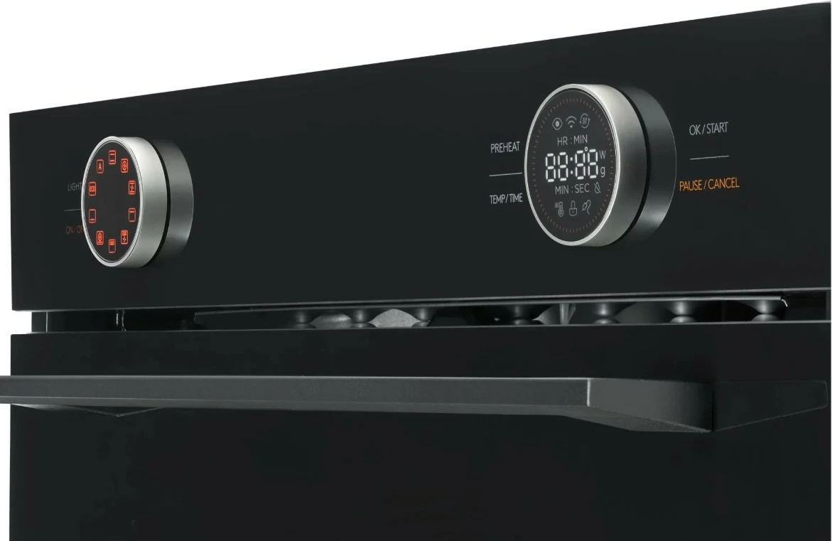 Furrë Amica ED6769BA+ S-TYPE, 72L, katalizë/avull, AirFry, e zezë