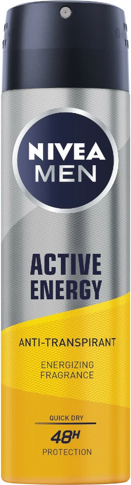 Deodorant spray për meshkuj Nivea Men Active Energy 150ml