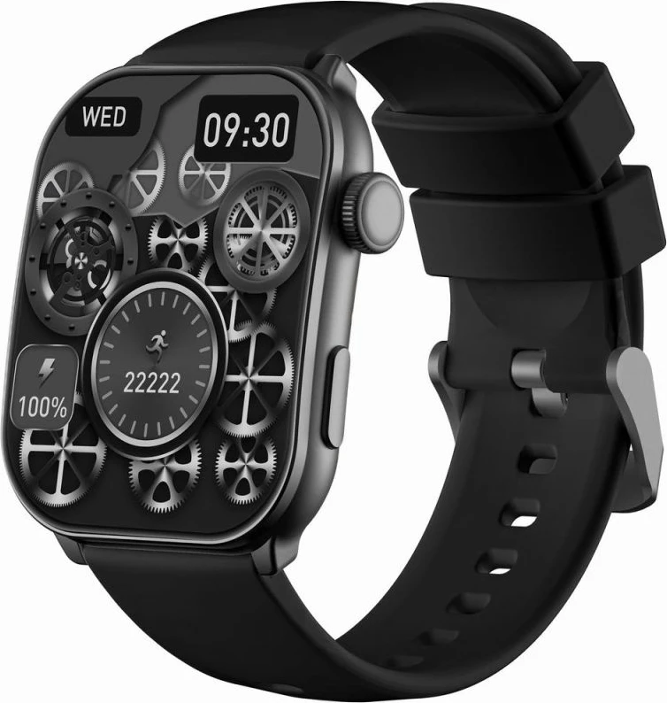 Smartwatch për meshkuj Gravity, i zi