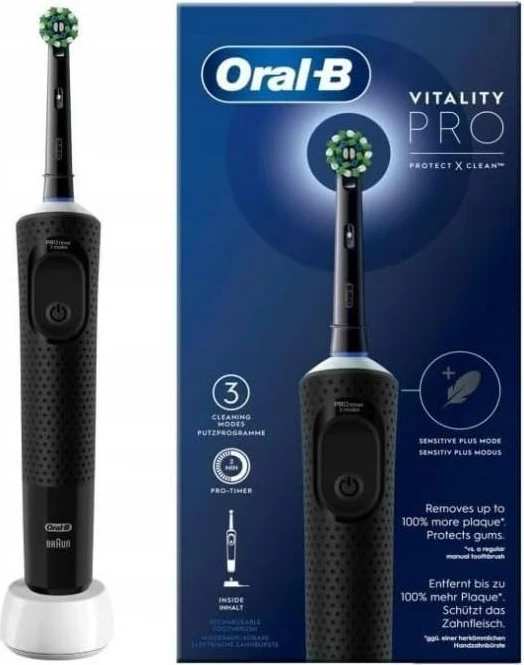 Furçë dhëmbësh elektrike Braun Oral-B VITALITY PRO D103, e zezë